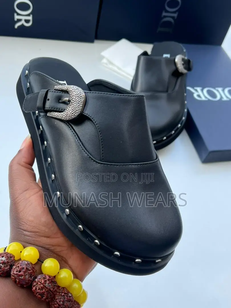 Dior Mule Stone Sided Buckle