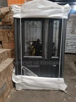 4ft Copper Glass Entrance Doors