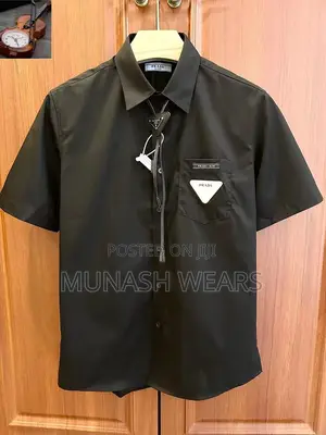 Photo - Prada Luxury Shirt With Mini Tie
