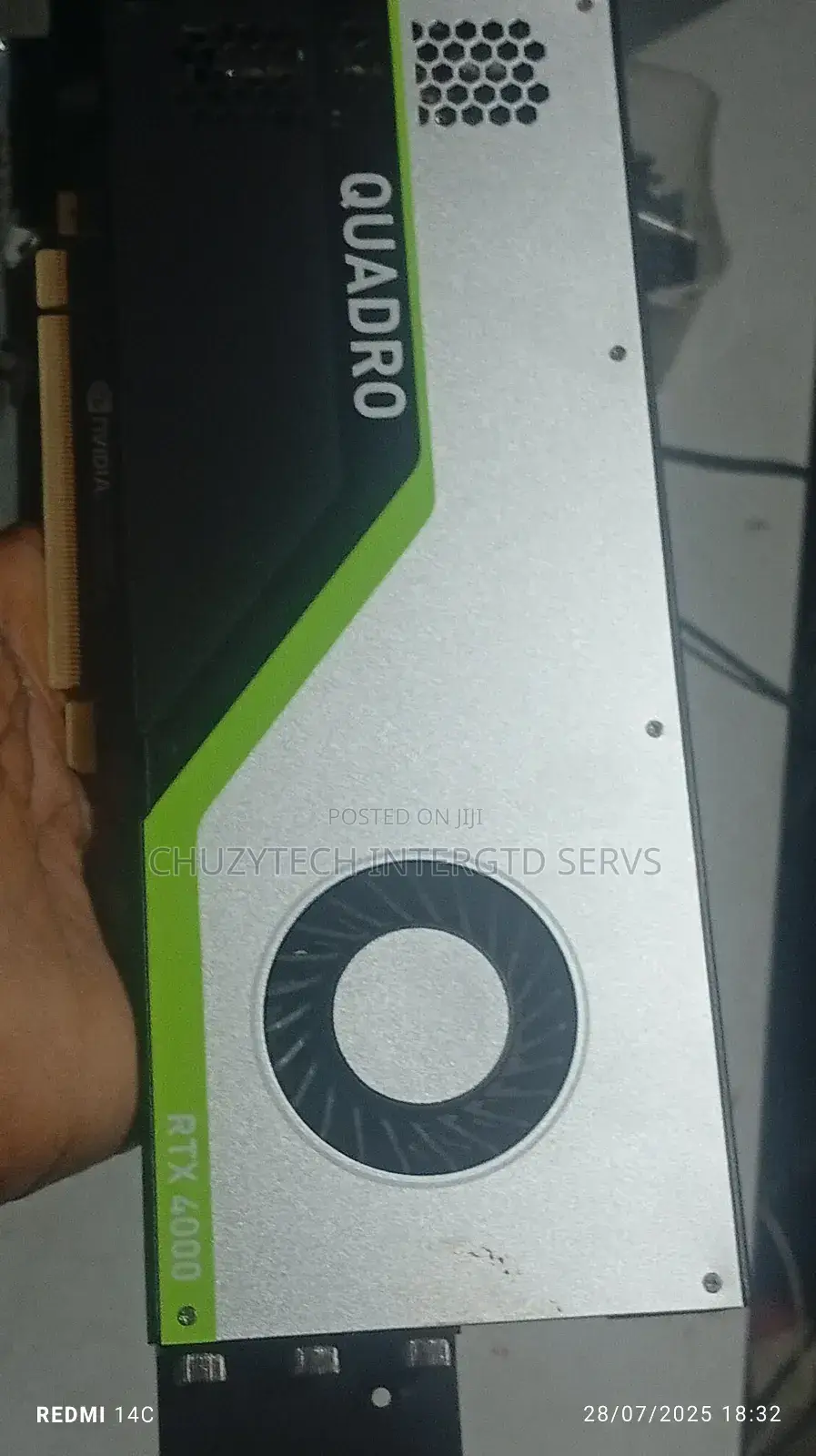 Nvidia Quadro RTX 4000 8gb Ddr6.