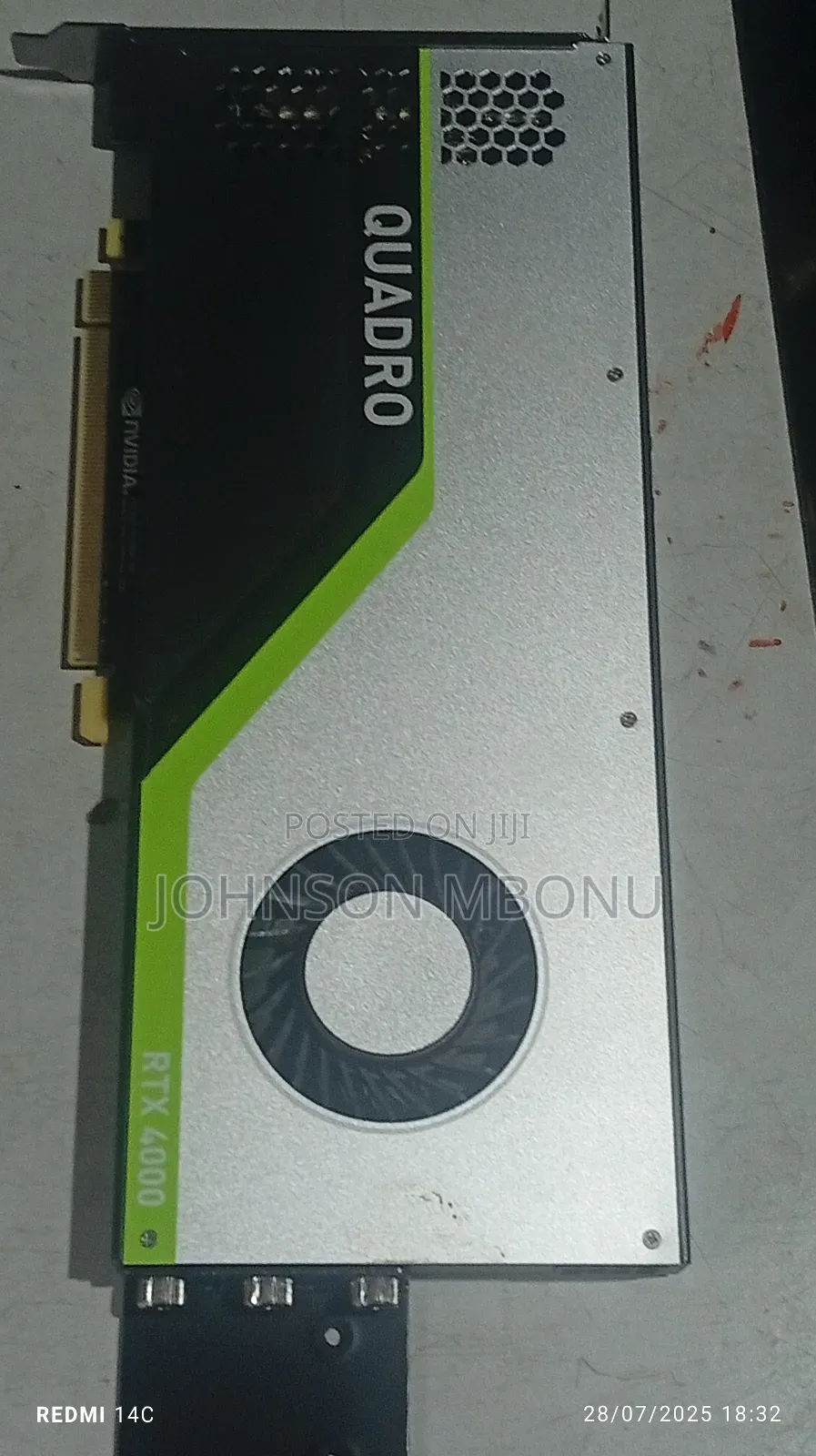 Nvidia Quadro RTX 4000 8gb Ddr6.