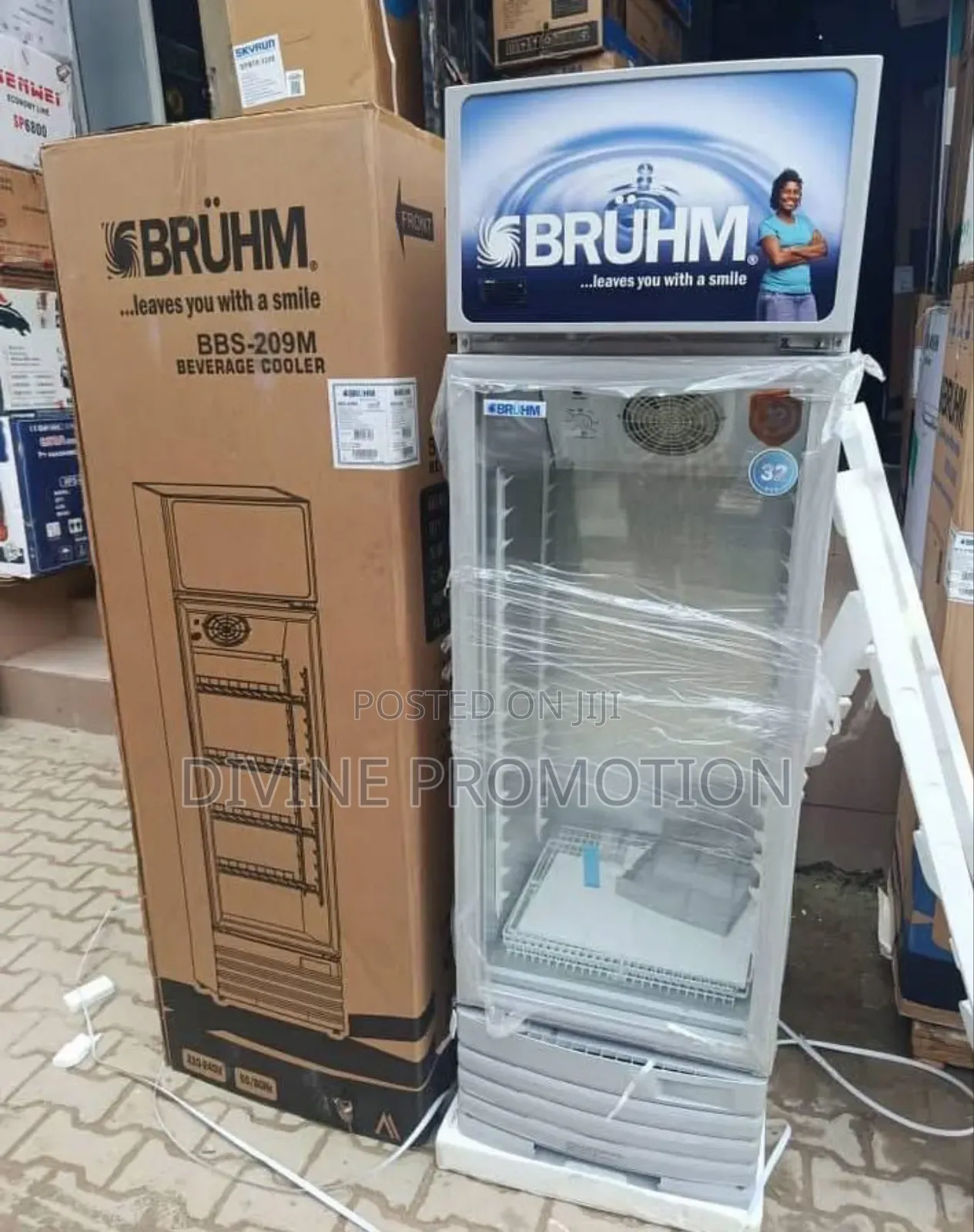 Bruhm Standing Chiller( Beverage Cooler)
