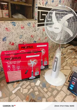 18 Inches Speedy Rechargeable Standing Fan With Remote CNTRL