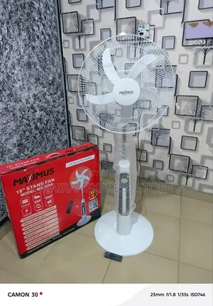 18 Inches Speedy Rechargeable Standing Fan With Remote CNTRL