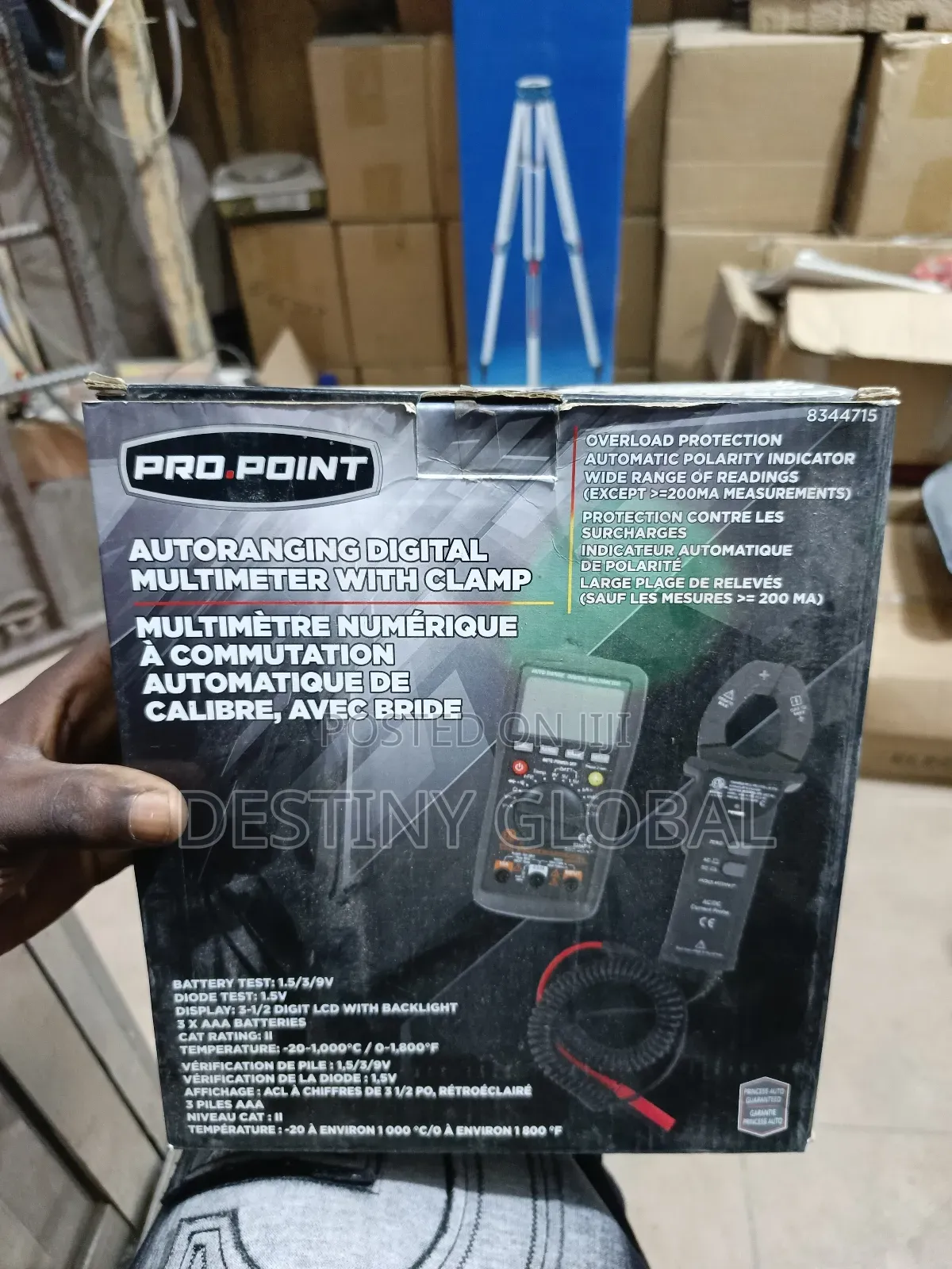 Autoranging Digital Multimeter With Clamp