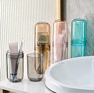 1pc Portable Wash Cup Storage Box