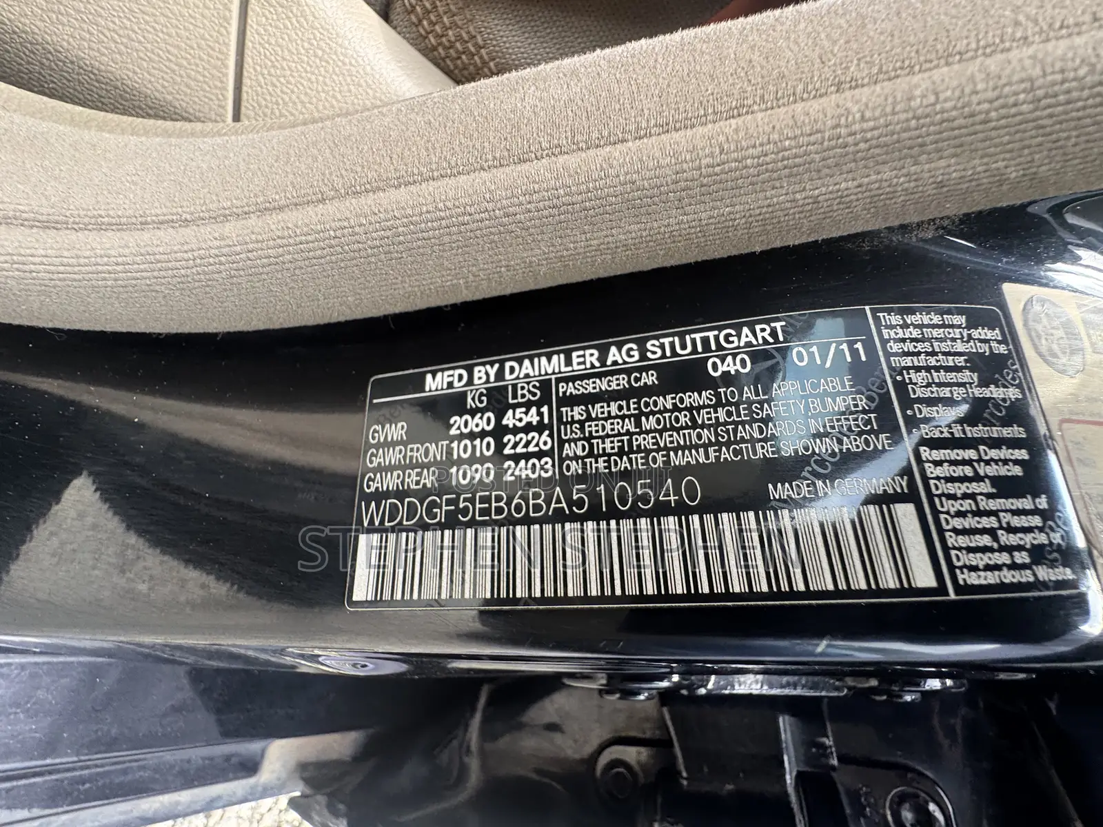 Mercedes-Benz C300 2011 Black