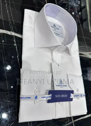 Classic Pure Cotton White Color Shirt