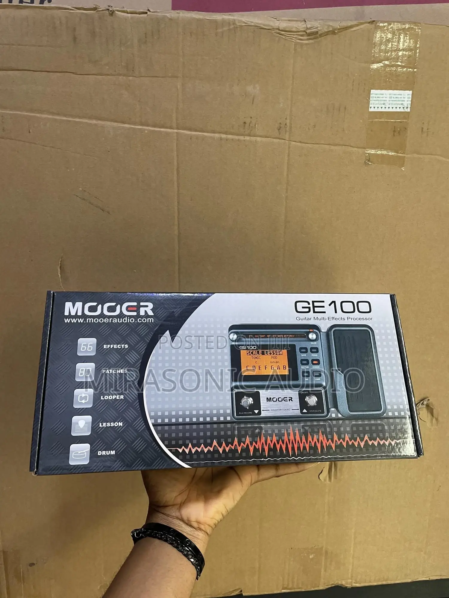 Mooer Ge 100 Guitar Multi Effects Processor