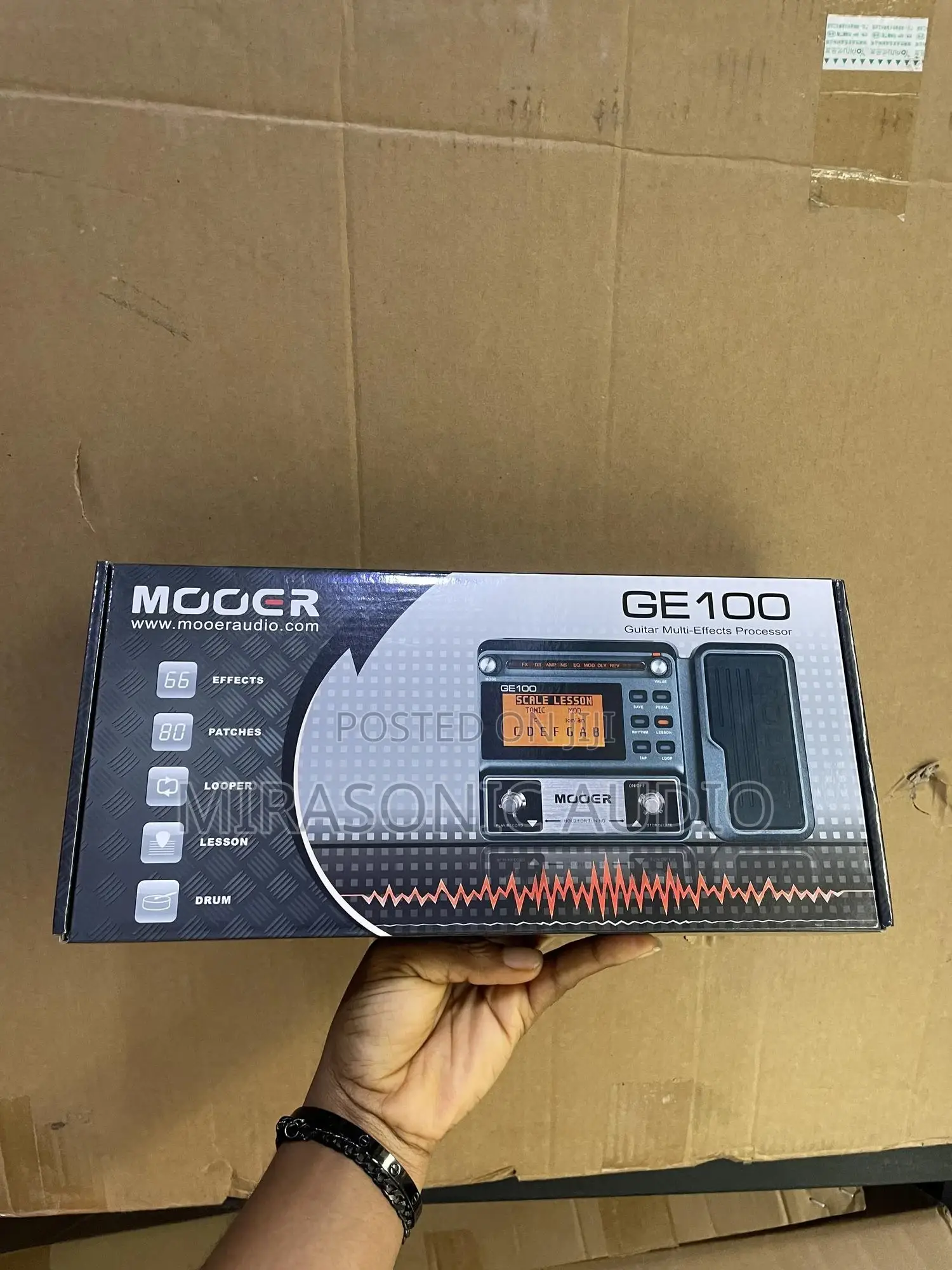 Mooer Ge 100 Guitar Multi Effects Processor