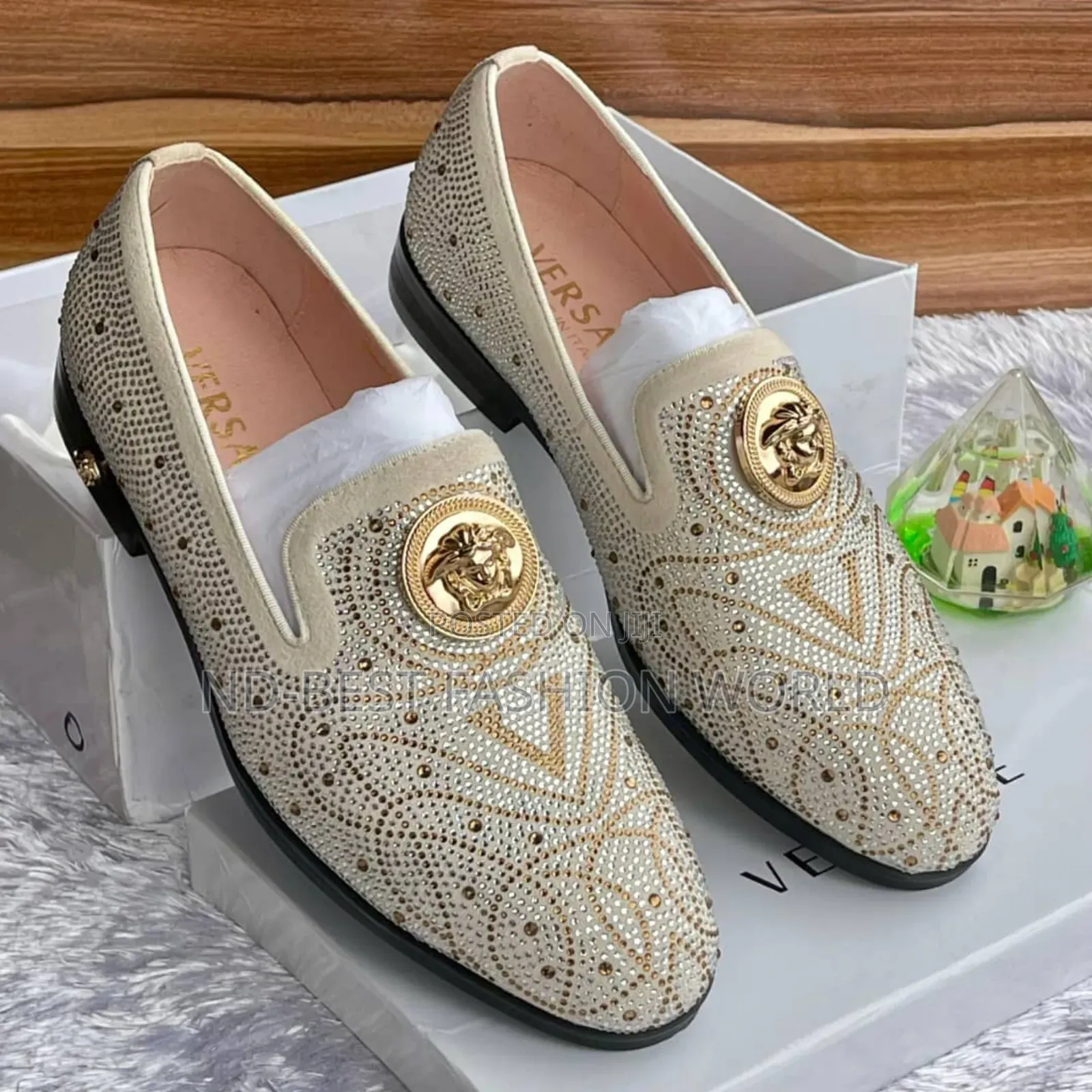 White Versace Luxury Shoe
