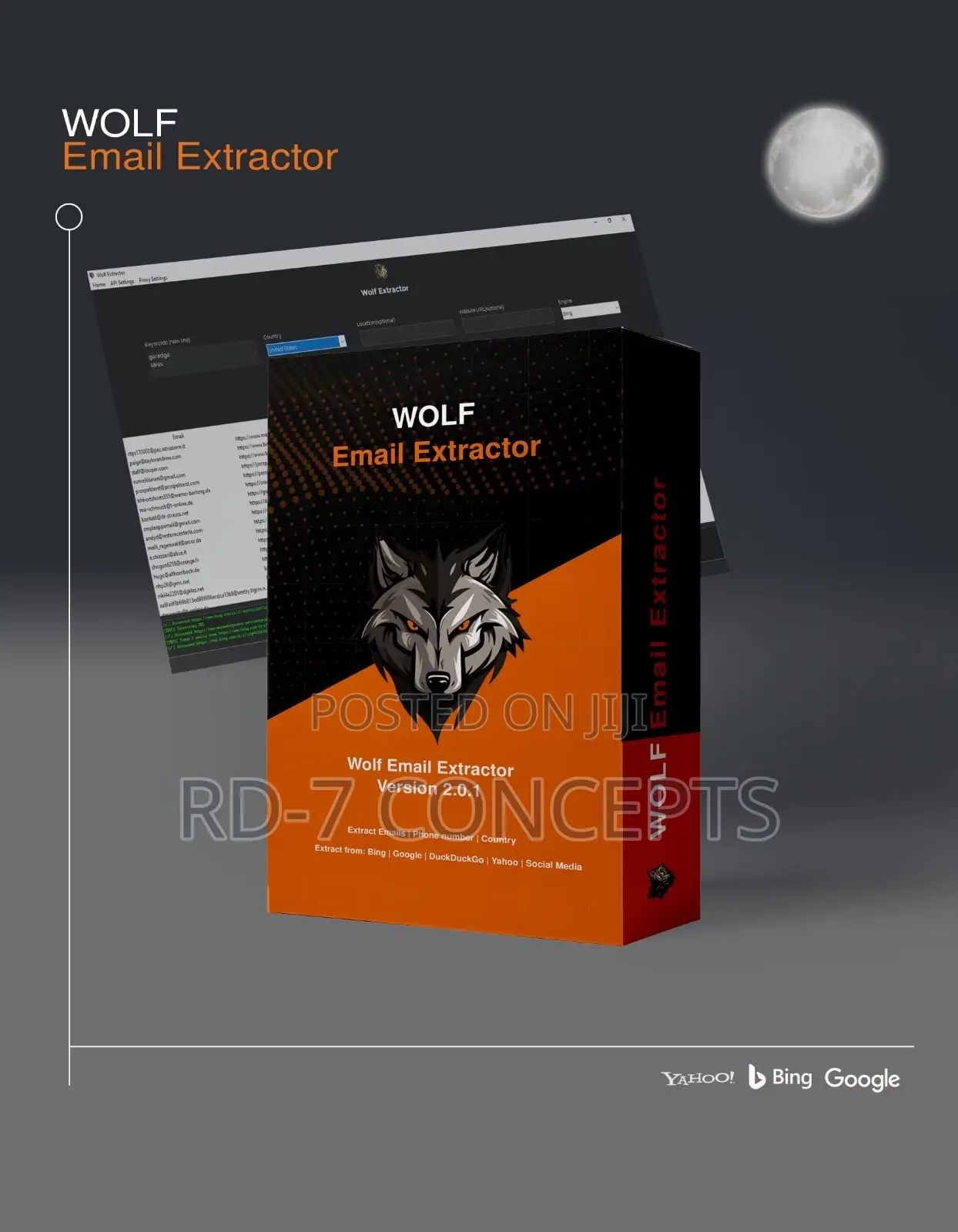 Wolf Email Extractor