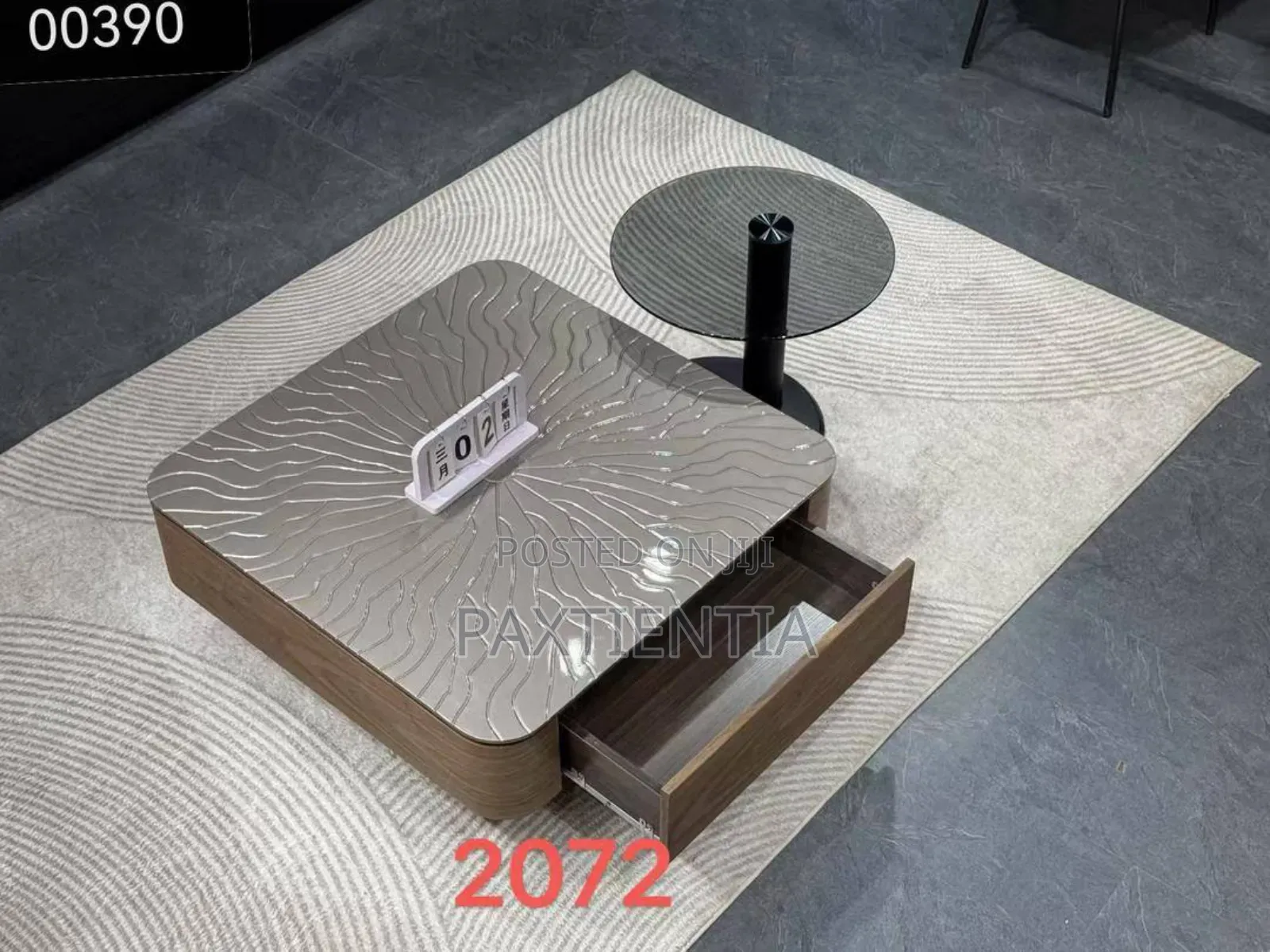Two Piece Center Table With Storage