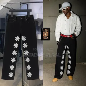 3d Print Jeans Trousers