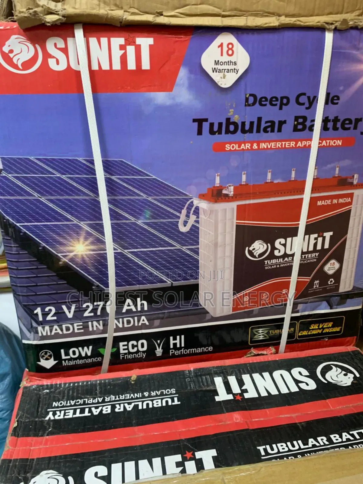270ah 12v Battery Sunfit Tubular
