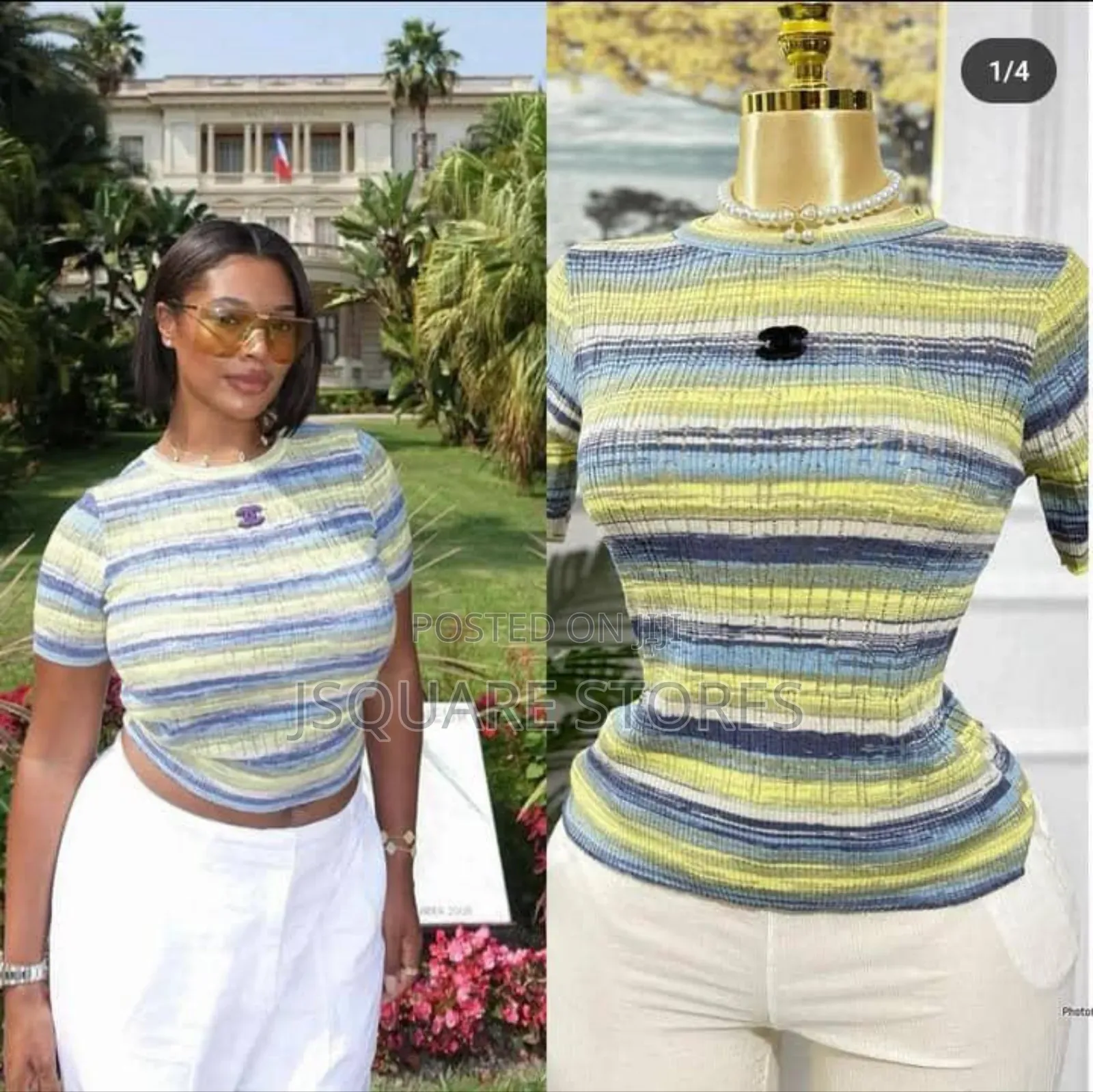 Ladies Stripe Top