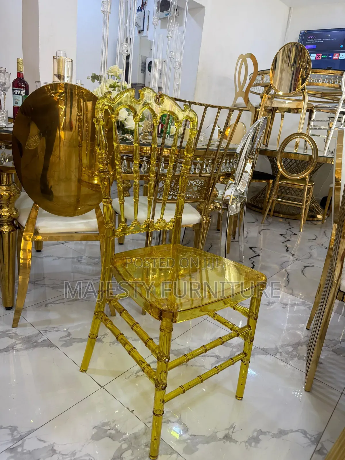 Luxury Napoleon Gold Chair's Available Now