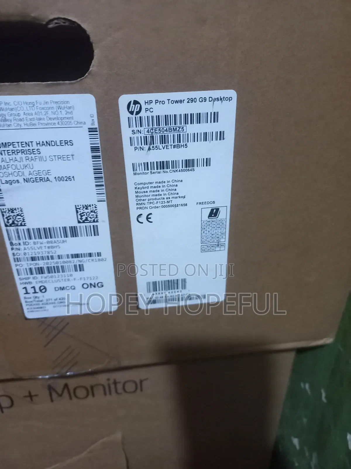 New Desktop Computer HP 290 G9 8GB Intel Core i5 SSD 512GB