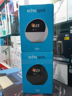 Amazon Echo Spot Smart Alarm Clock With Vibrant Sound+ Alexa