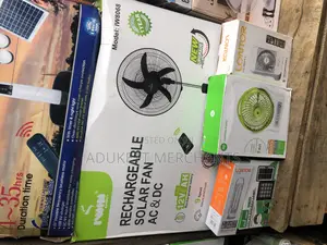 Rechargeable Solar Fan