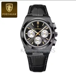 Chronograph Poedagar Leather Watch