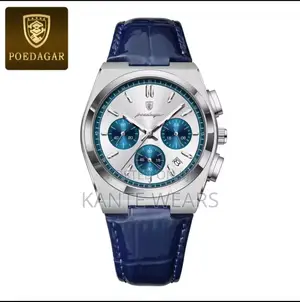 Chronograph Poedagar Leather Watch
