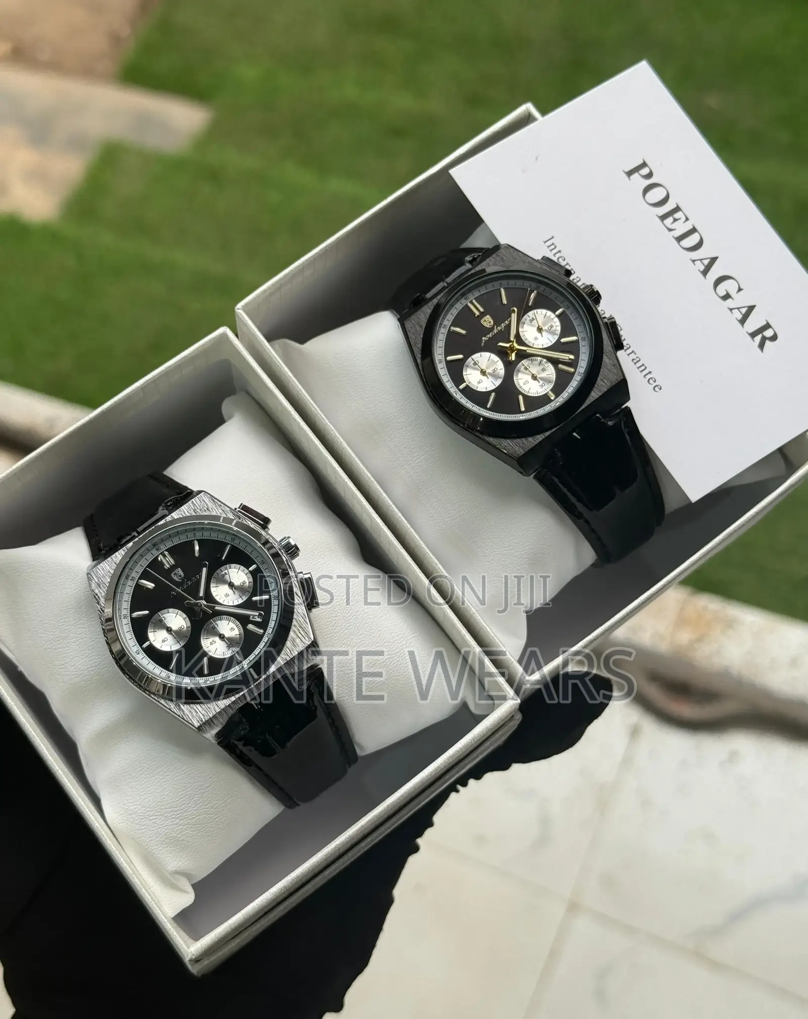 Chronograph Poedagar Leather Watch