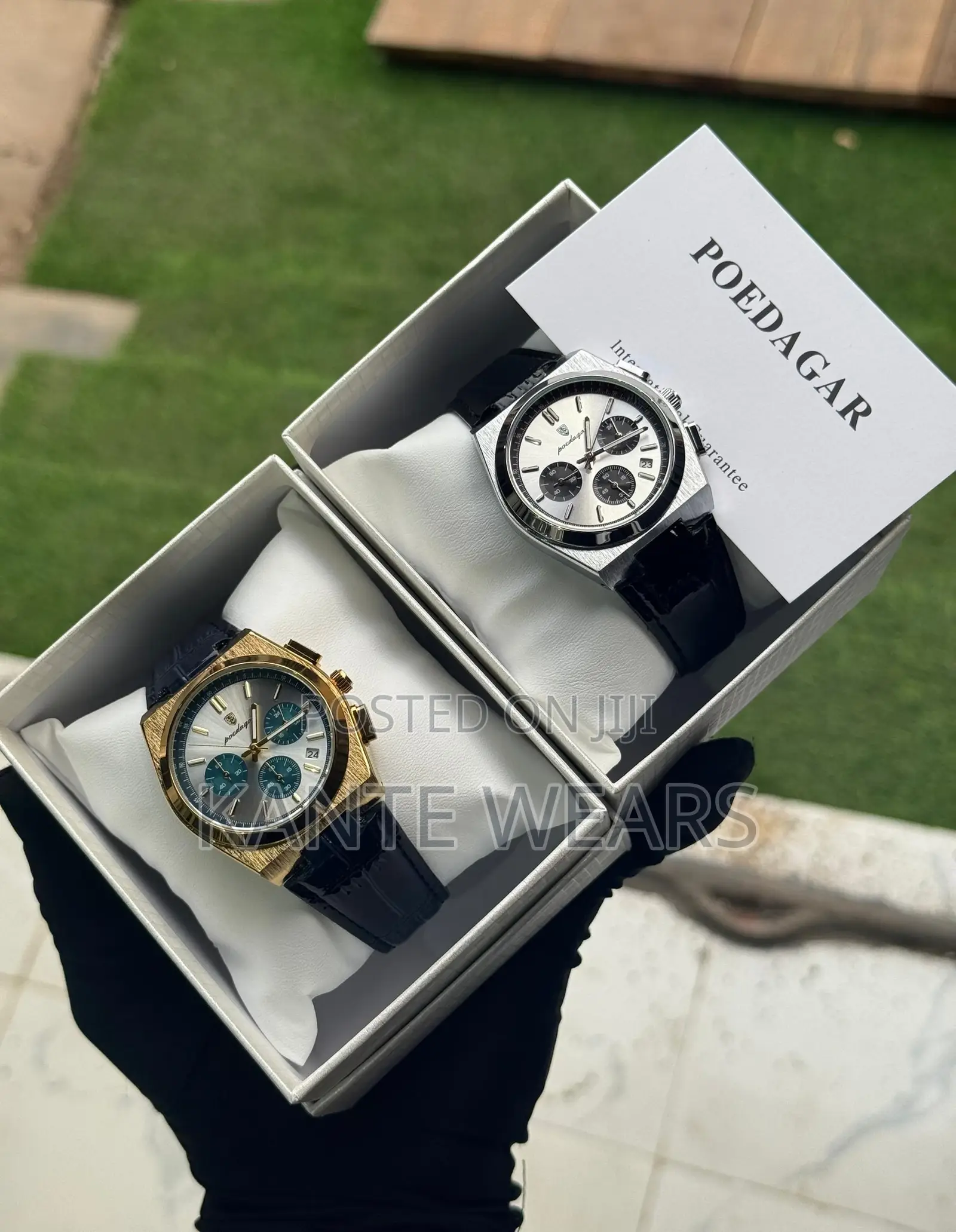 Chronograph Poedagar Leather Watch