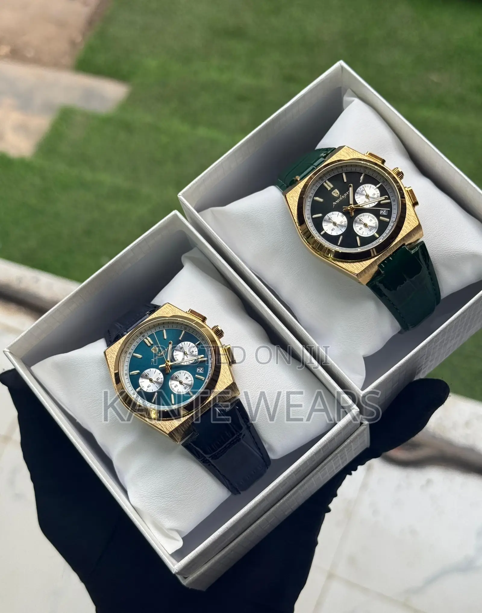 Chronograph Poedagar Leather Watch