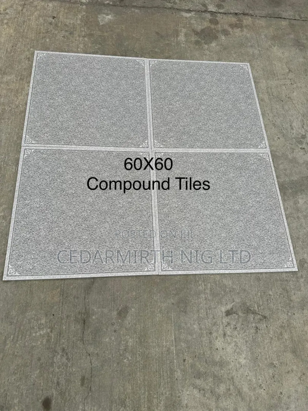 Compound Floor Tile ( Cedar ) 30/Jl/25