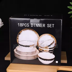 18pcs Golden Tips Dinner Sets