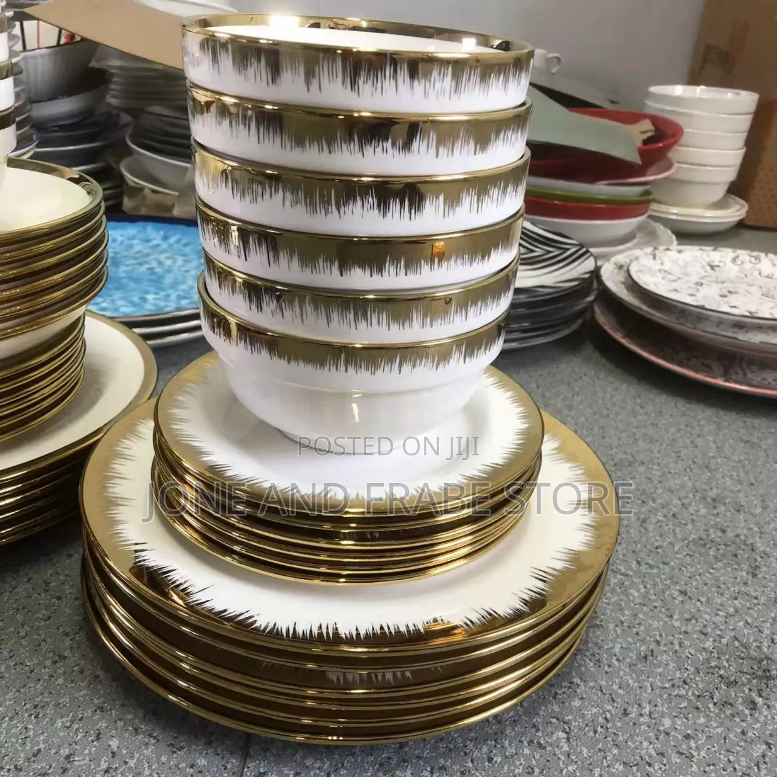 18pcs Golden Tips Dinner Sets