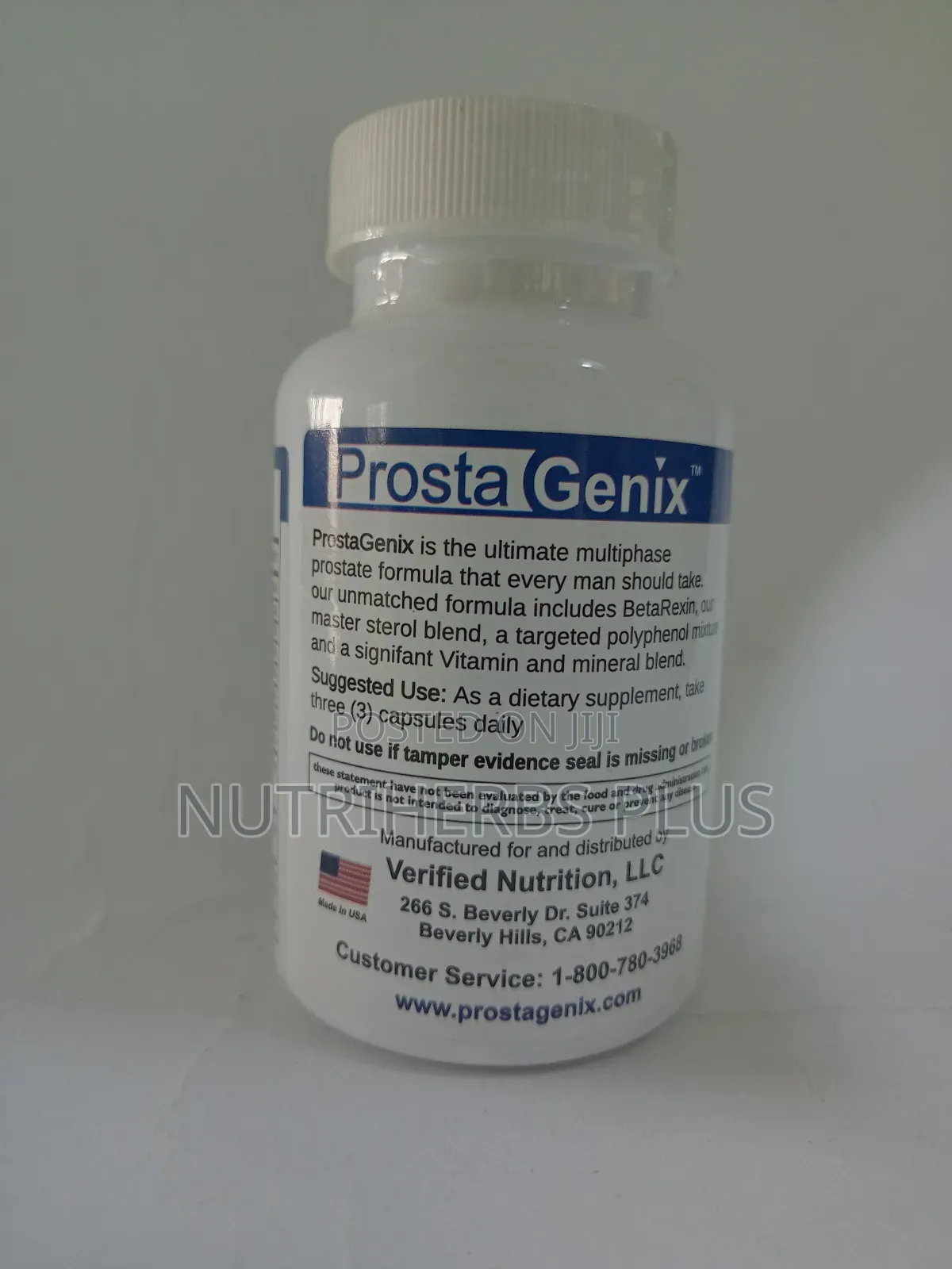 Prostagenix: Final Solution To Prostate Health.(90 Capsules)