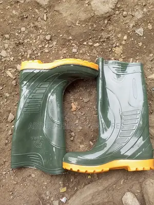 Green Zebra Rain Boot