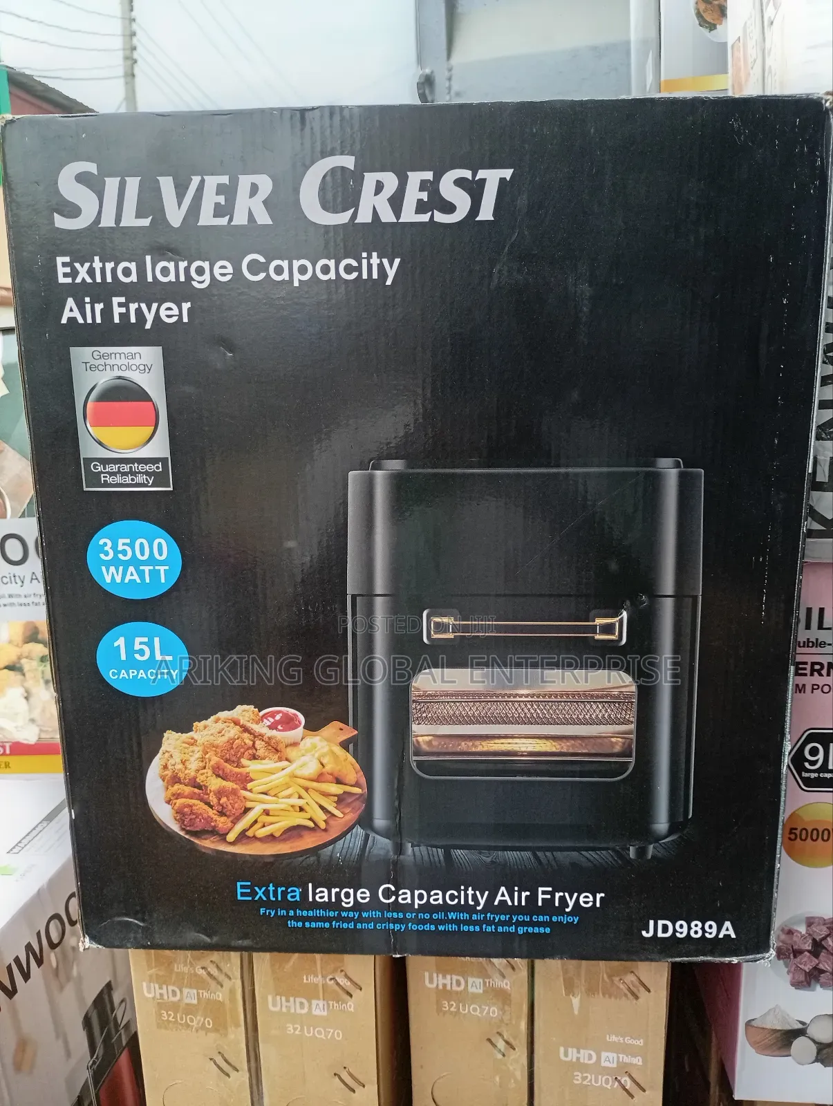 Smart Home Use Silver Crest Air Fryer