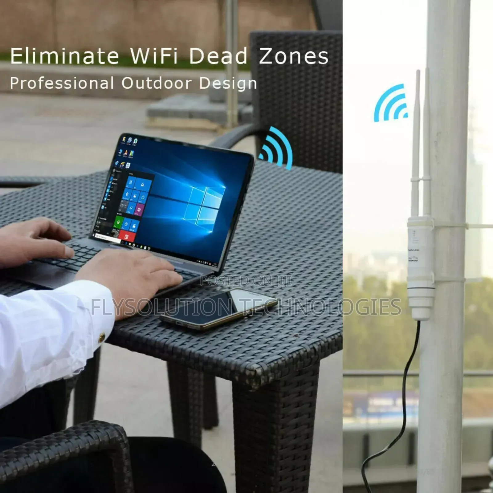 Wavlink Ac1200 Wifi Extender High Power Outdoor 2.4g + 5g