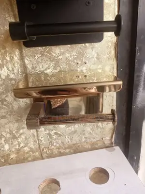 Gold Rustfree Tissue Holder Box