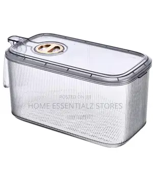 Fridge Storage Containers Boxes With Time Recorder Lid
