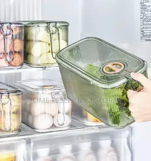 Fridge Storage Containers Boxes With Time Recorder Lid