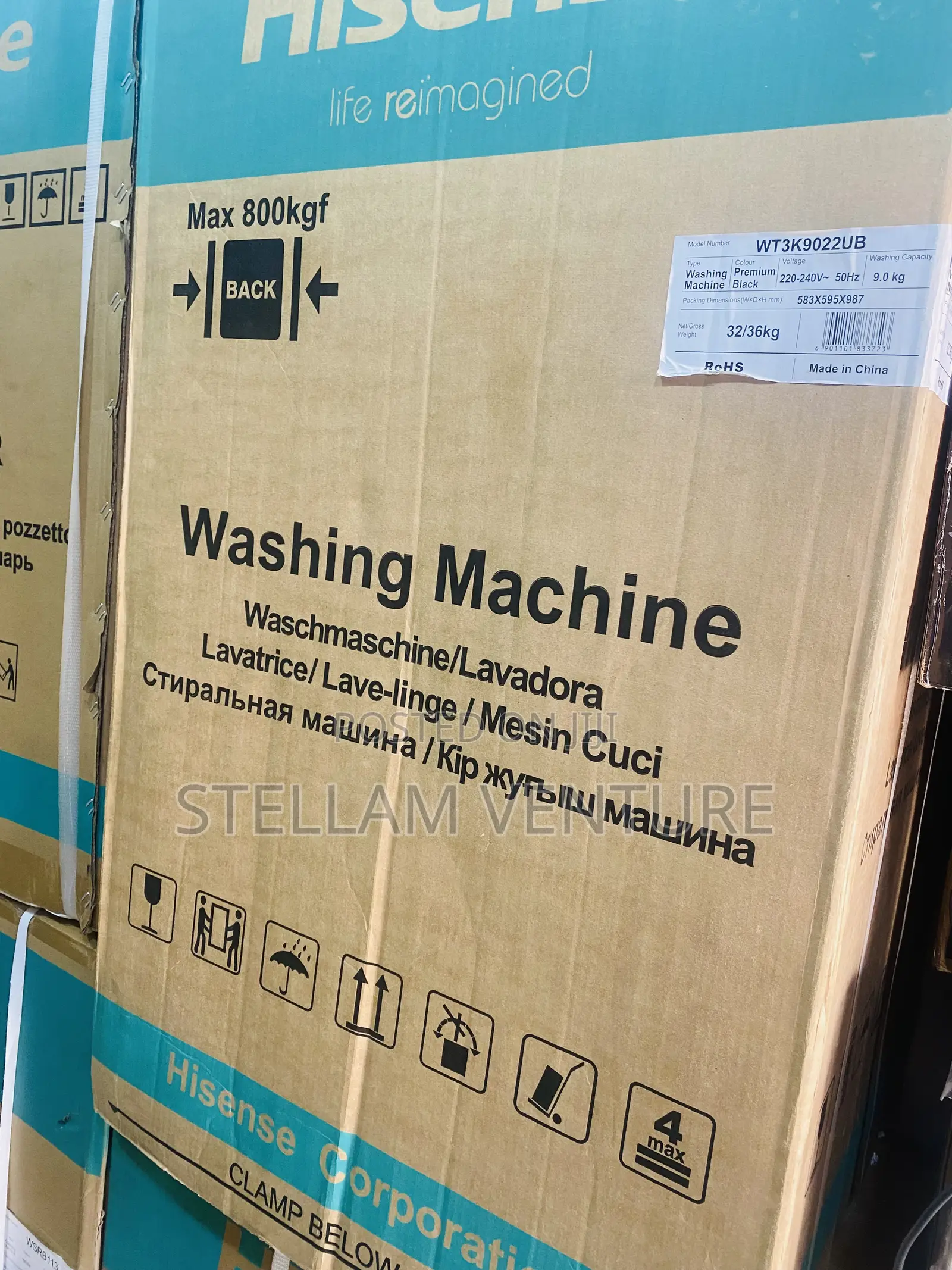 9.0kg Hisense Washing Machine
