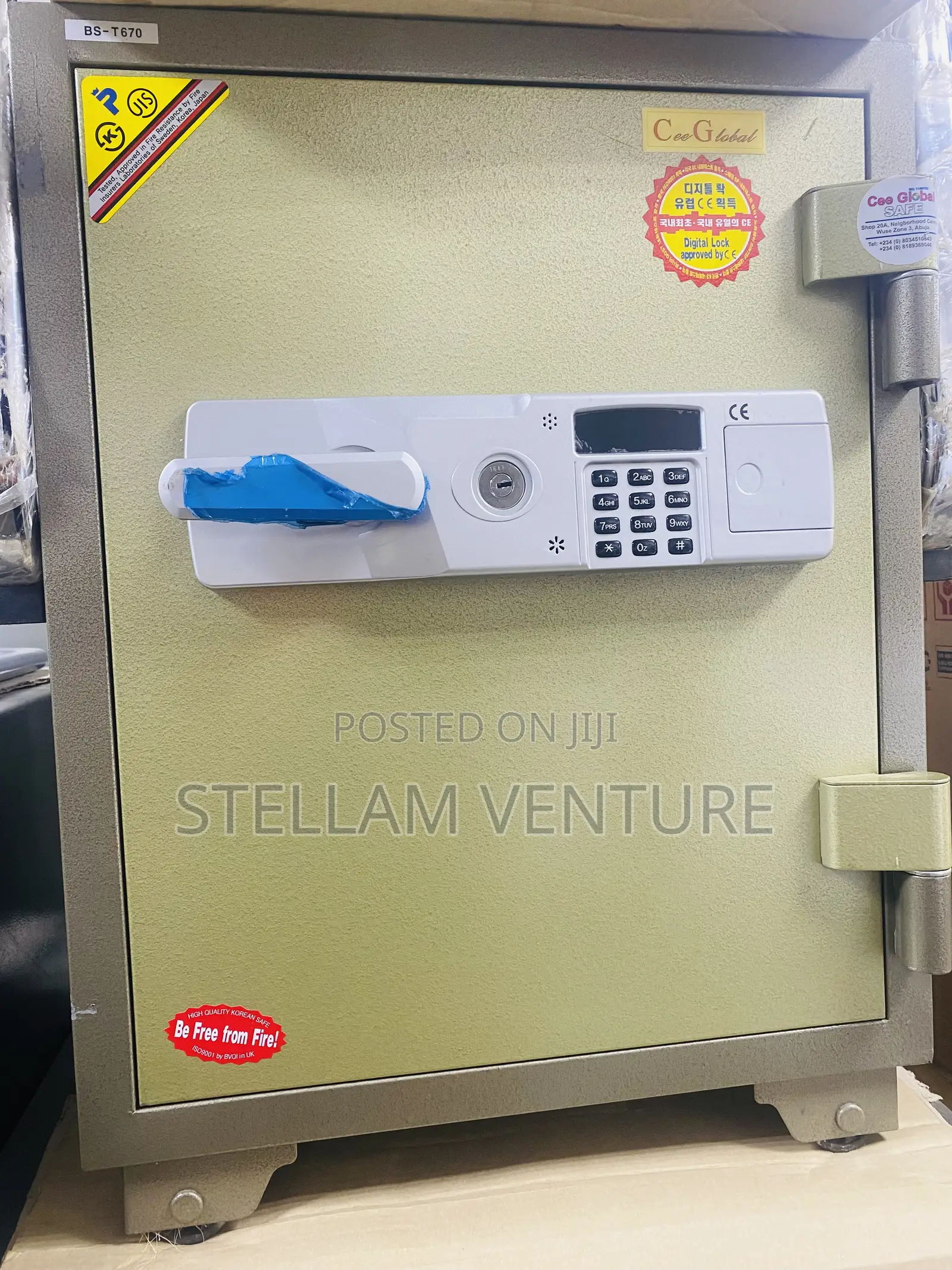 1 Layer Digital Fire Resistant Safe