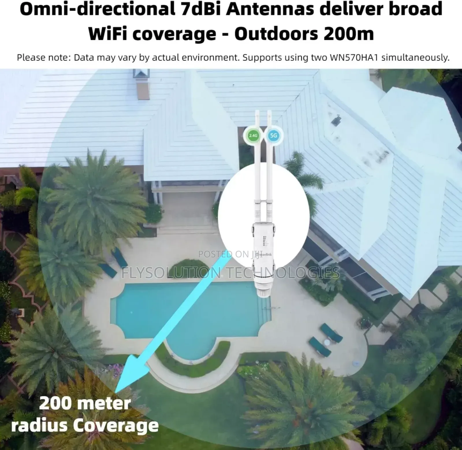 Wavlink Ac600 Outdoor Wifi Range Extender Dual Access Point