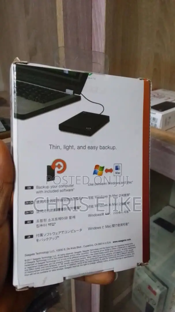 Seagate 1 Tb To 600 Mo Backup Plus Slim