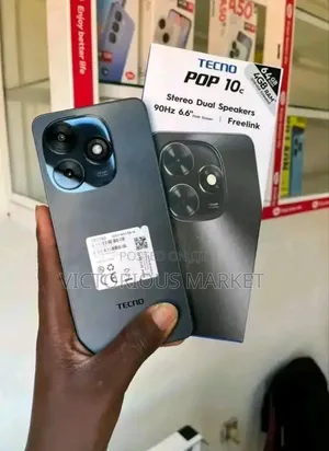 New Tecno Pop 10C 64 GB Black
