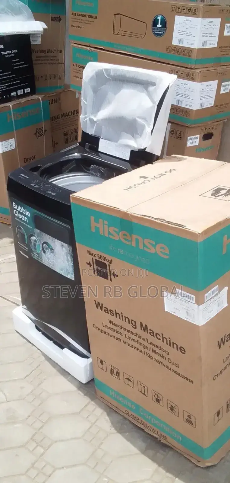 Hisense 9kg Top Loader Automatic Washing Machine Wt3k9022ub
