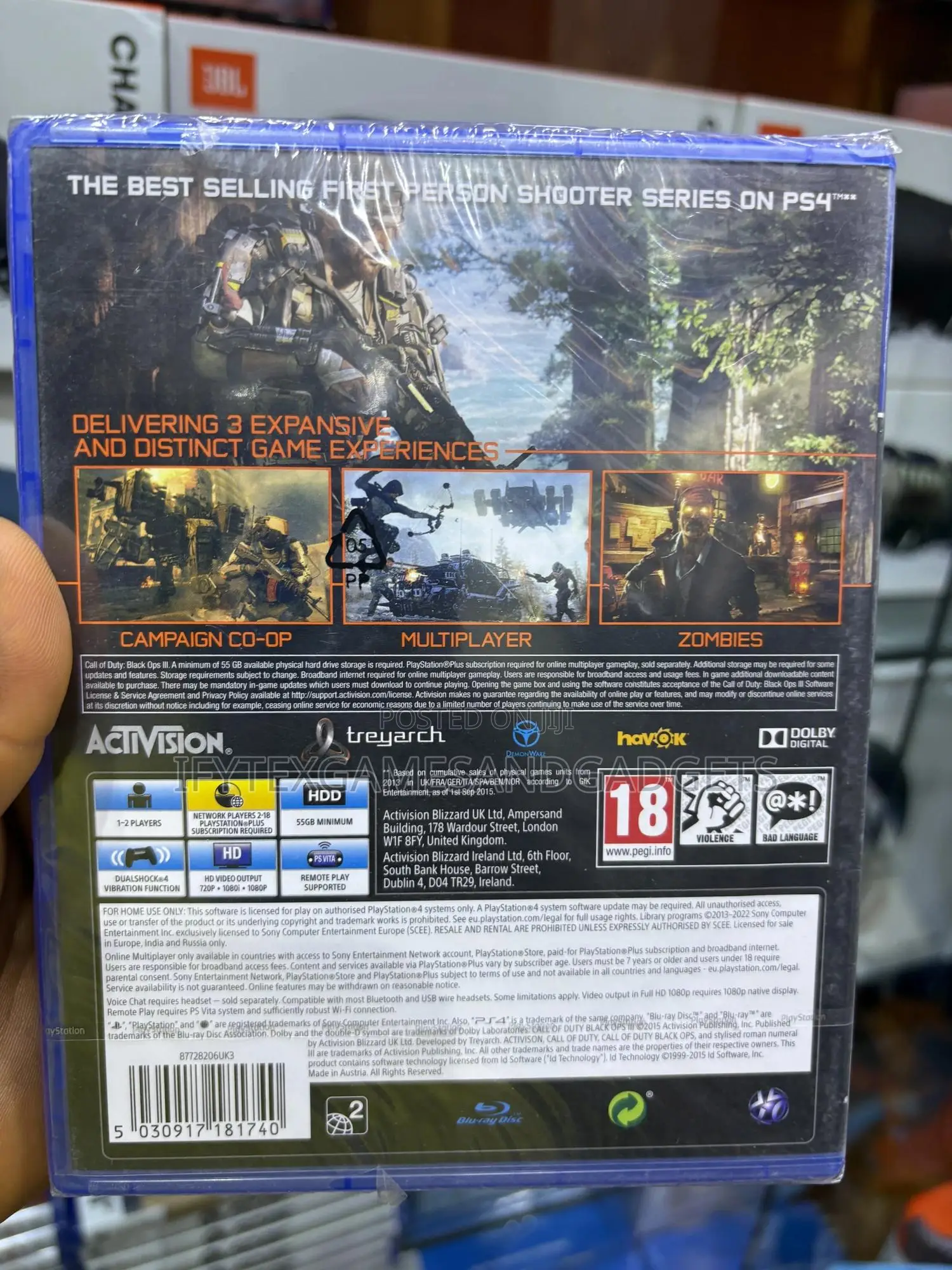 Call of Duty Black Ops 111 Ps 4 Version