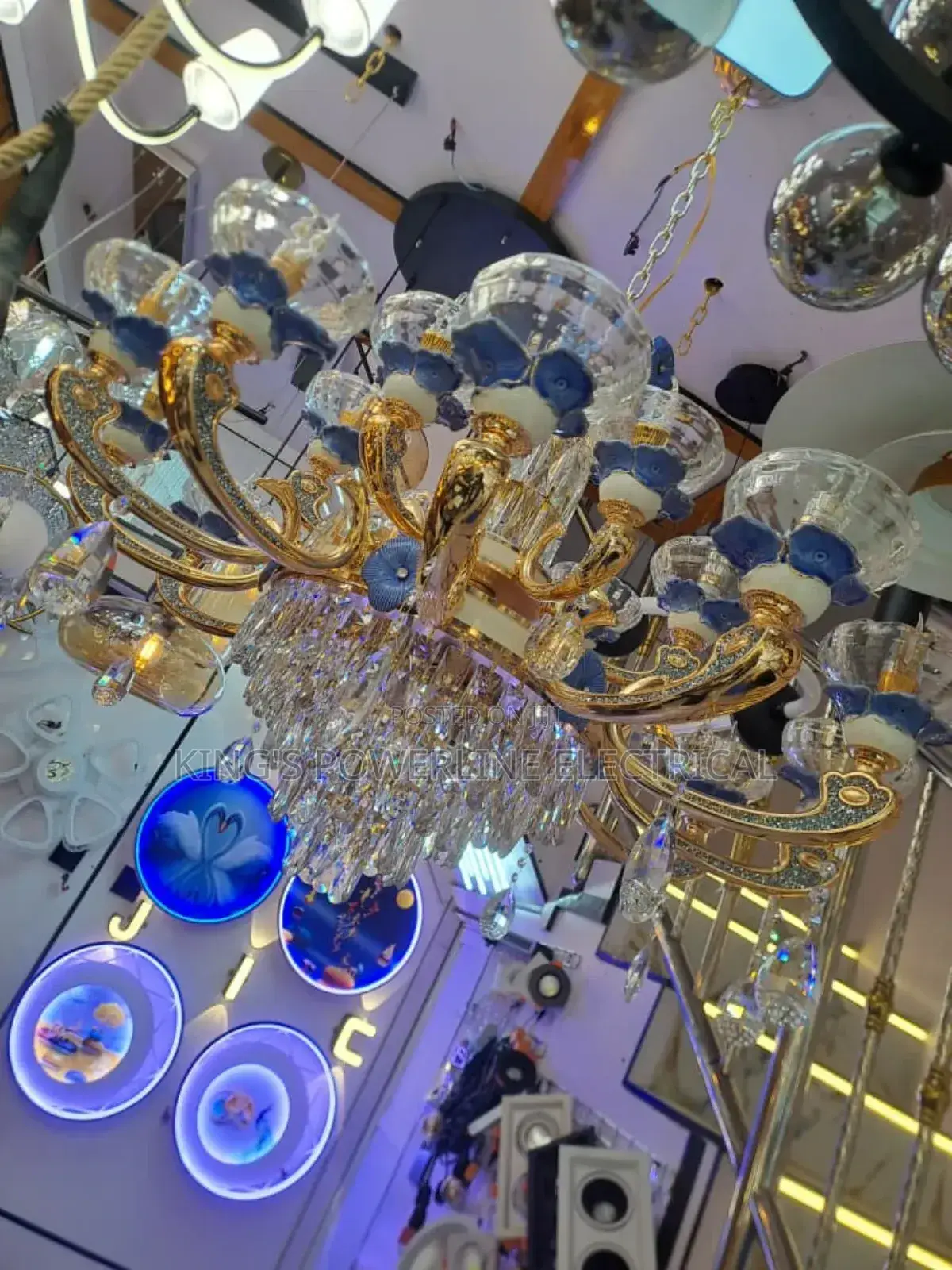 12+6 Hande Chandelier