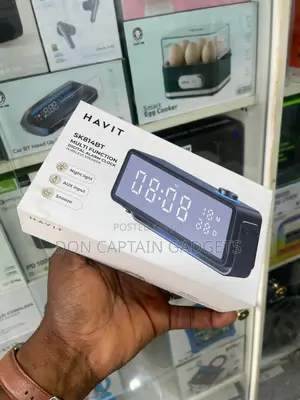 Havit Digital Alarm Clock With Bluetooth Speaker Sk814bt