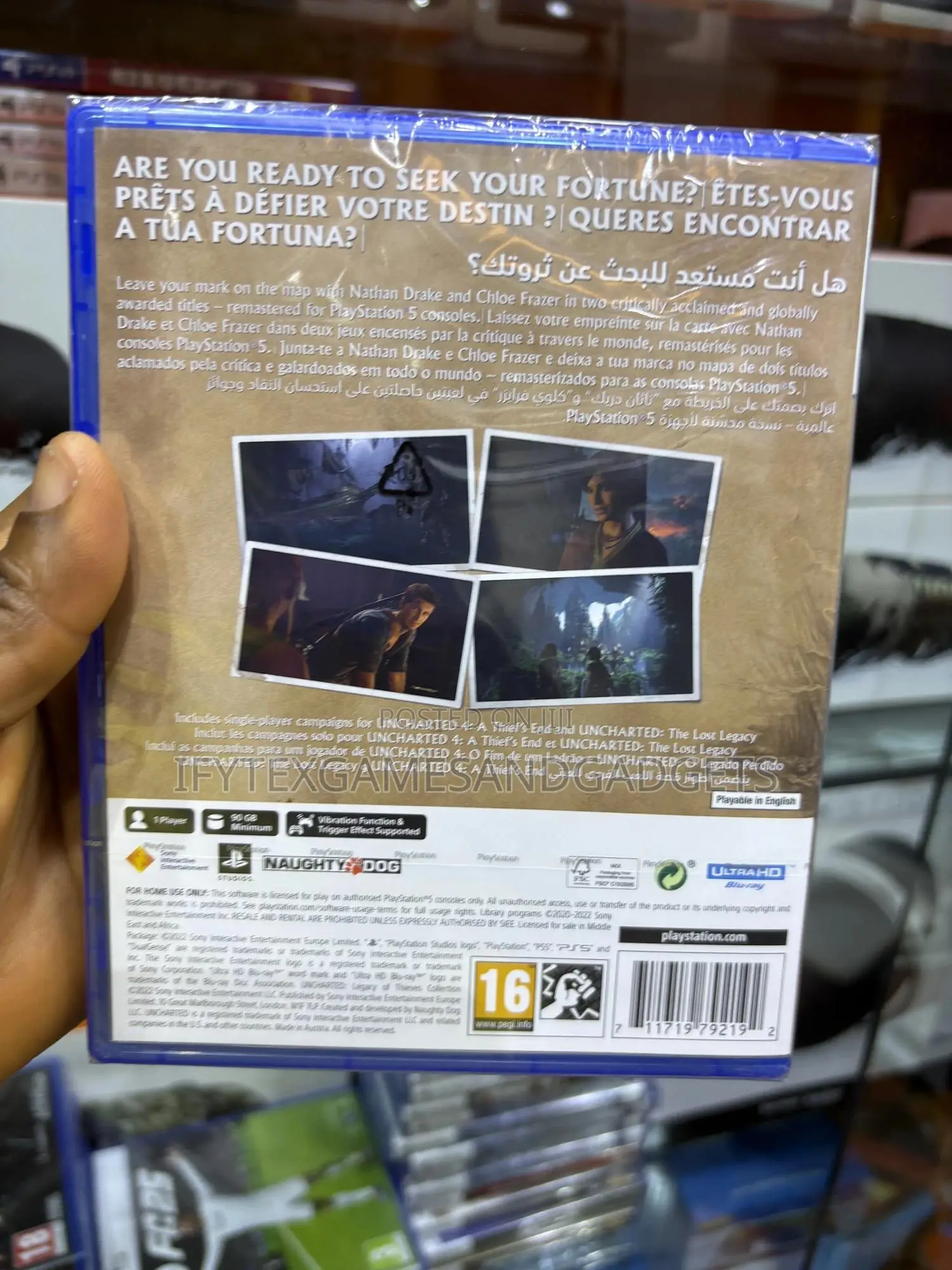 Uncharted Ps 5 Disc