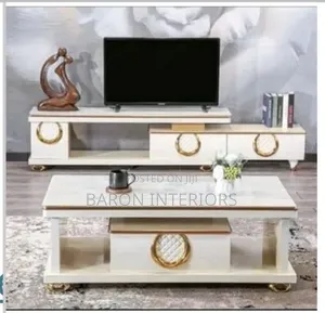 Center Table With Tv Stand Is Available as Seen